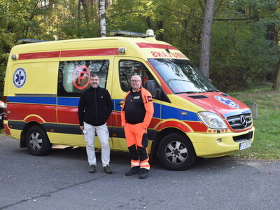 Jesienny spacer z kijkami. 