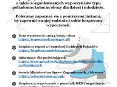 FEREIE 2025- BEZPIECZNY WYPOCZYNEK 2