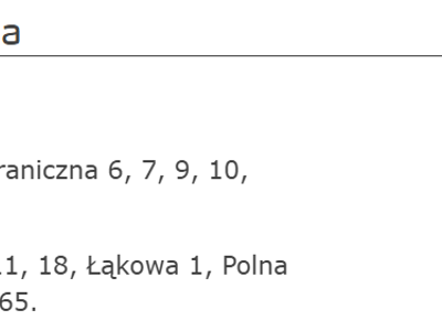 Informacja o przerwach w dostawie energii elektrycznej!