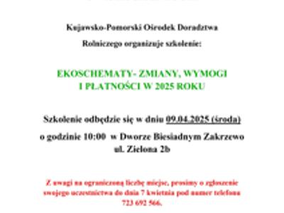 Ekoschematy 2025