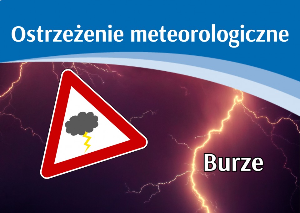 UWAGA – OSTRZEŻENIE METEOROLOGICZNE
