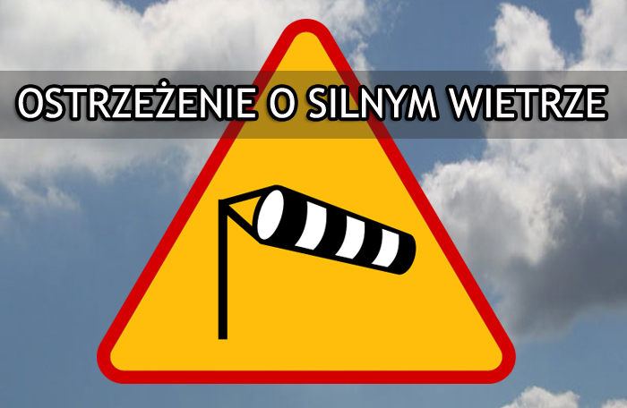 OSTRZEŻENIE METEOROLOGICZNE dla gminy Zakrzewo i powiatu aleksandrowskiego