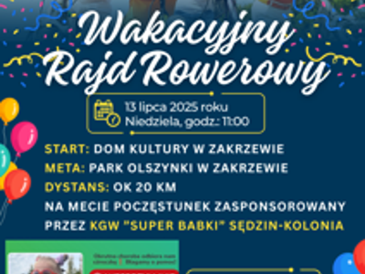 Wakacyjny Rajd Rowerowy