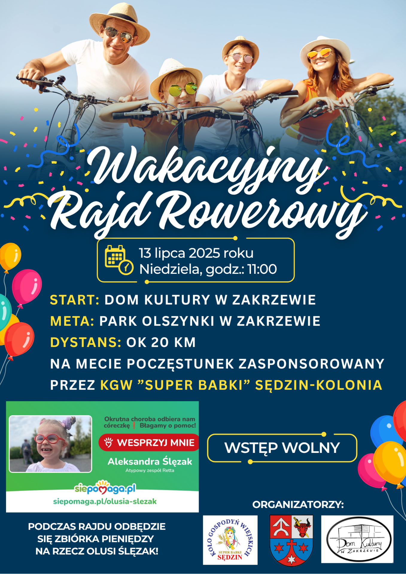 Wakacyjny Rajd Rowerowy