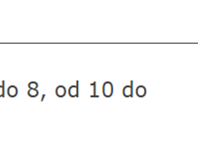 Informacja o przerwie w dostawie energii elektrycznej.