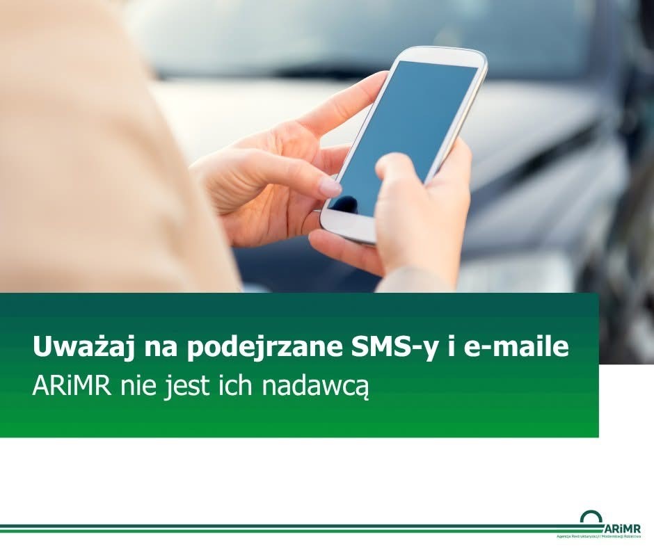 Oszuści podszywają się pod ARiMR - warto być czujnym