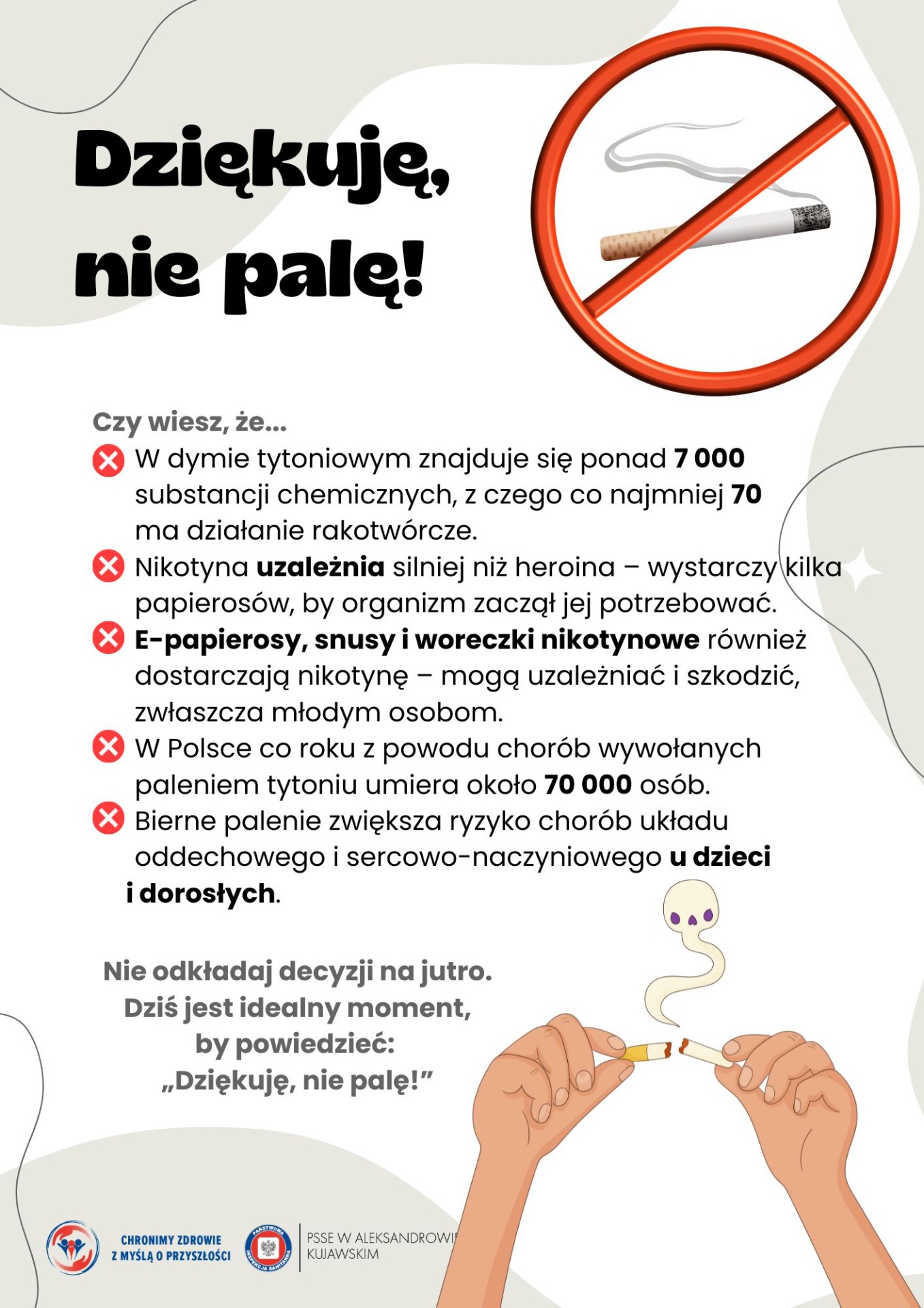  Światowy Dzień Rzucania Palenia Tytoniu.  1