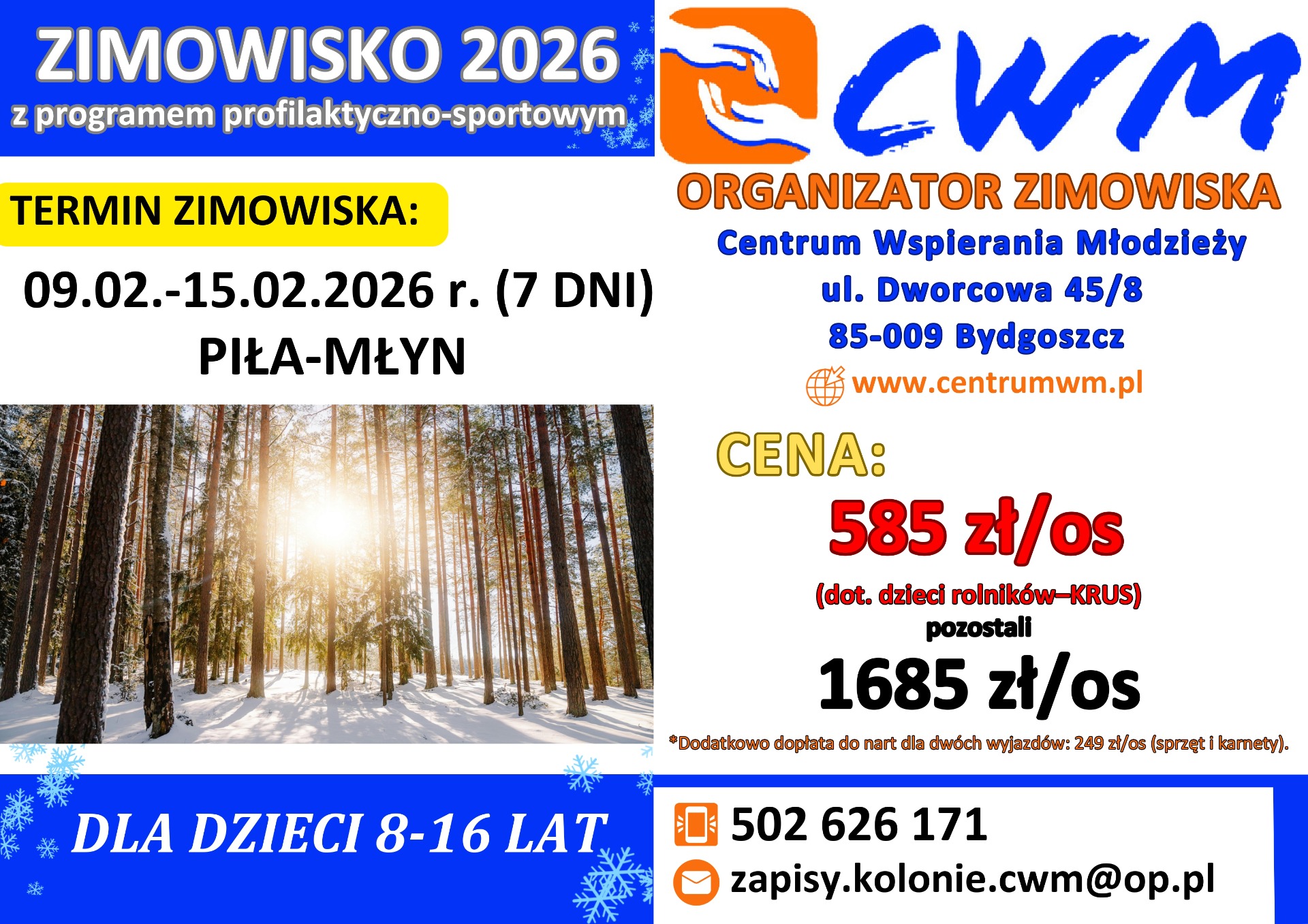 Propozycja zimowiska 1