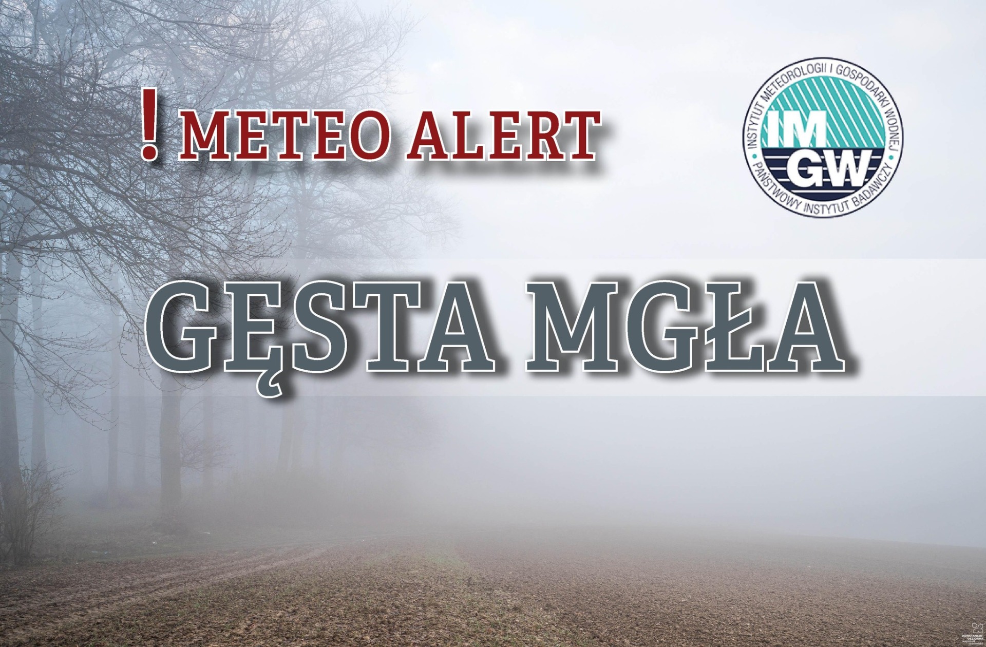 UWAGA! GĘSTA MGŁA!