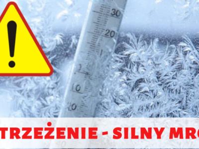 Ostrzeżenie meteorologiczne o silnych mrozach (Stopień 1)