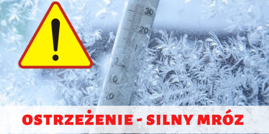 Ostrzeżenie meteorologiczne o silnych mrozach (Stopień 1)