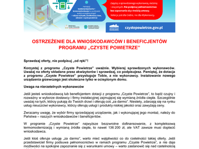 Ostrzeżenie