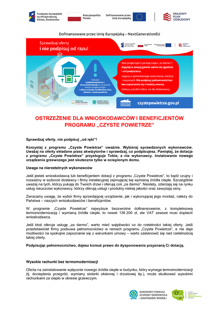 Ostrzeżenie