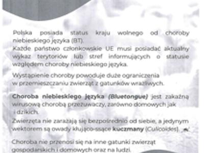 WAŻNA INFORMACJA DLA HODOWCÓW BYDŁA W POWIECIE ALEKSANDROWSKIM1