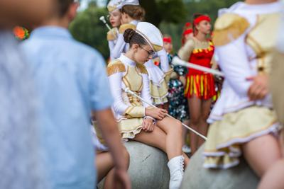 Alt="Zdjęcie przedstawia obchody Dni Gminy Ciasna 2023 wraz z Jubileuszem 20-lecia Mażoretek Copacabana."