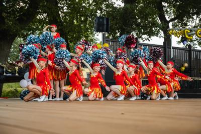 Alt="Zdjęcie przedstawia obchody Dni Gminy Ciasna 2023 wraz z Jubileuszem 20-lecia Mażoretek Copacabana."