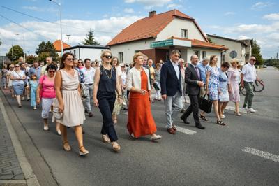 Alt="Zdjęcie przedstawia obchody Dni Gminy Ciasna 2023 wraz z Jublieuszem 20-lecia Mażoretek Copacabana."
