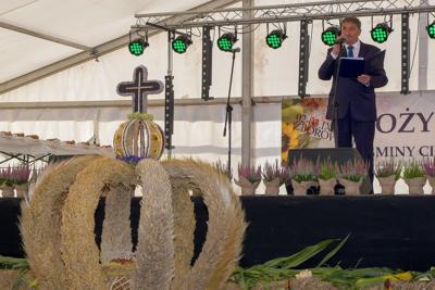 Alt="Zdjęcie przedstawia Dożynki Gminy Ciasna w Zborowskiem 2-3.09.2023r."