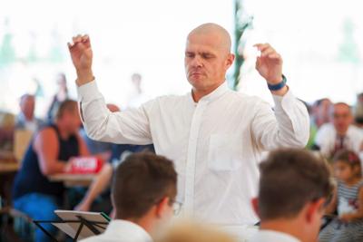 Alt=”Zdjęcie przedstawia obchody Dożynek Gminy Ciasna w Glinicy w dniu 1 września 2024 roku.”