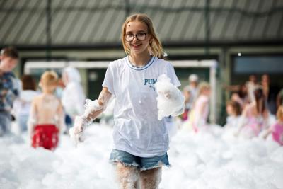 Alt="Zdjęcie przedstawia obchody Gminnego Dnia Dziecka 2025r."
