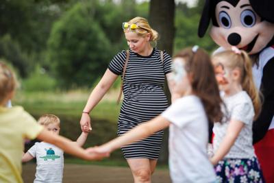 Alt="Zdjęcie przedstawia obchody Gminnego Dnia Dziecka 2025r."