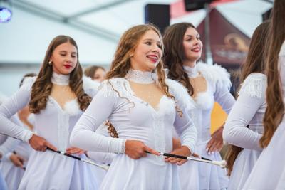 Alt="Zdjęcie przedstawia obchody Dożynek Gminy Ciasna w Wędzinie, które odbyły się 24 sierpnia 2025 roku."