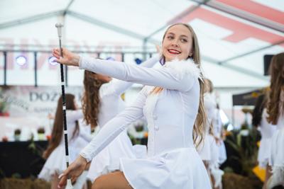 Alt="Zdjęcie przedstawia obchody Dożynek Gminy Ciasna w Wędzinie, które odbyły się 24 sierpnia 2025 roku."