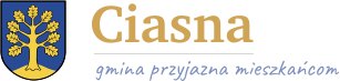 Herb Ciasna - gmina przyjazna mieszkańcom