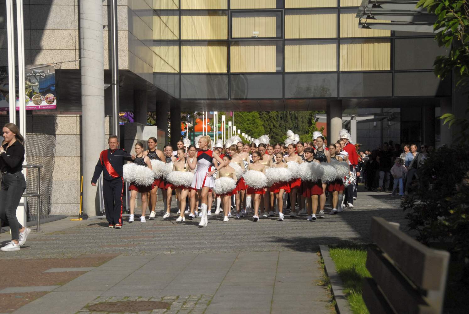 Alt="Zdjęcie przestawia obchody Jubileuszu Kleszczowskiej Orkiestry Dętej. Gminę Ciasna reprezentowała  Mała Orkiestra Dęta."