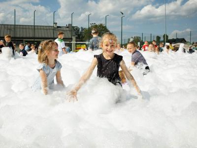 ALt="Zdjęcie przedstawia obchody Gminnego Dnia Dziecka 2025r."