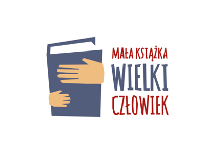 Alt="Logotyp akcji Mała Książka Wielki Człowiek."