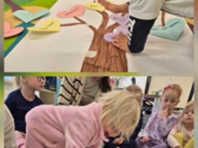 Alt="Zdjecie przedstawia Dzień Relacji w przedszkolu w Ciasnej."