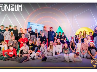 Alt="Wycieczka mikołajkowa do Gliwic uczniów w Ciasnej."