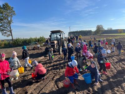 Alt="Zdjęcie przedstawia ciekawostki z życia Przedszkola Samorządowego  w Sierakowie Śląskim."