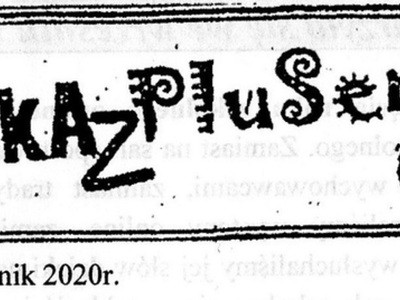 Alt= "Zdjęcie przedstawia nagłówek gazetki szkolnej."