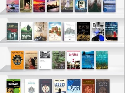 Alt="Zdjęcie przedstawia okładki nowych książek w bibliotece."