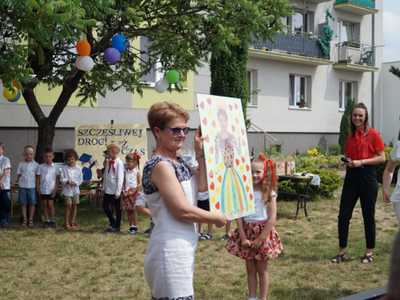  Alt="Zdjęcie przedstawia przedszkolaki z Zespołu Szkolno – Przedszkolnego w Ciasnej."