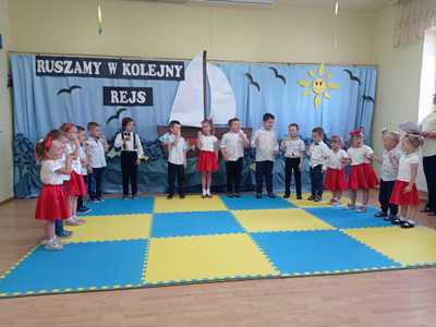  Alt="Zdjęcie przedstawia przedszkolaki z Zespołu Szkolno – Przedszkolnego w Ciasnej."