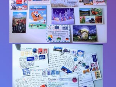 Alt="Zdjęcie przedstawia projekt Postcrossing w Zespole Szkolno- Przedszkolnym w Sierakowie Śląskim."