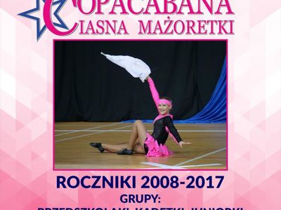Alt="Zdjęcie przedstawia plakat na nabór do Zespołu Copacabana."