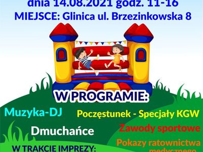 Alt="Plakat na festyn rodzinny szczepimy się z KGW."