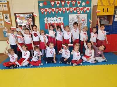 Alt="Zdjęcie przedstawia przedszkolaki w Glinicy."