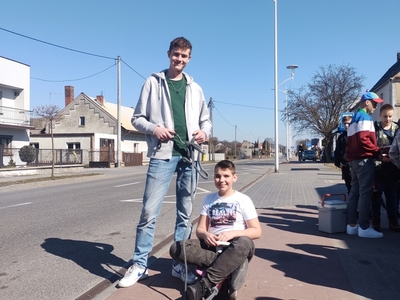 Alt="Zdjęcie przedstawia obchody Dnia Wiosny w Ciasnej."