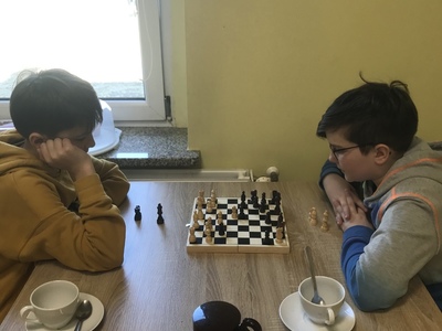 Alt="Szkolny Turniej na Mistrza Szach Mat w Szkole  w Zborowskiem."