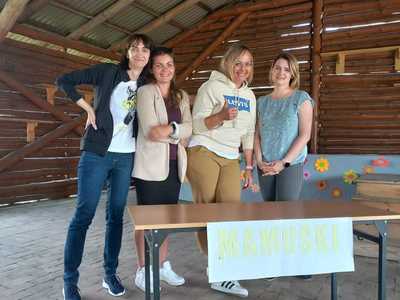 Alt="Zdjęcia przedstawiają Piknik Rodzinny "Mama, Tata i ja" zorganizowany przez ZSP w Ciasnej."