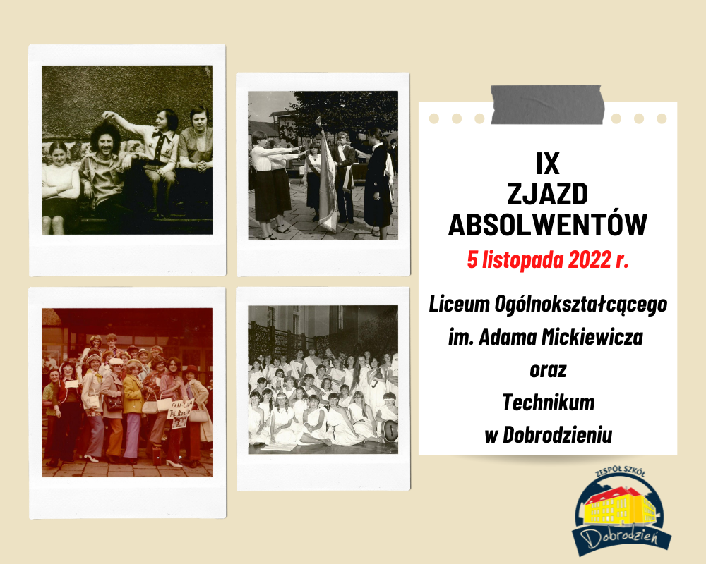 Plakat Zjazd Absolwentów