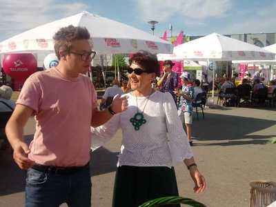 Alt="Zdjęcie przedstawia  wyjazd Koła Gospodyń Wiejskich z Ciasnej na Festiwal Kół Gospodyń Wiejskich "POLSKA OD KUCHNI"."