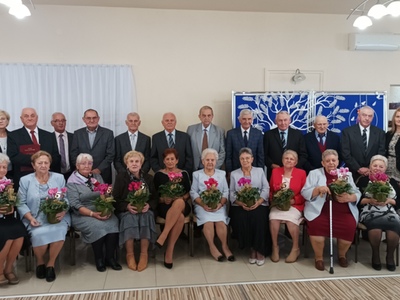 Alt="Zdjęcie przedstawia Jubileusz 55-lecia Pożycia Małżeńskiego w 2022 roku."