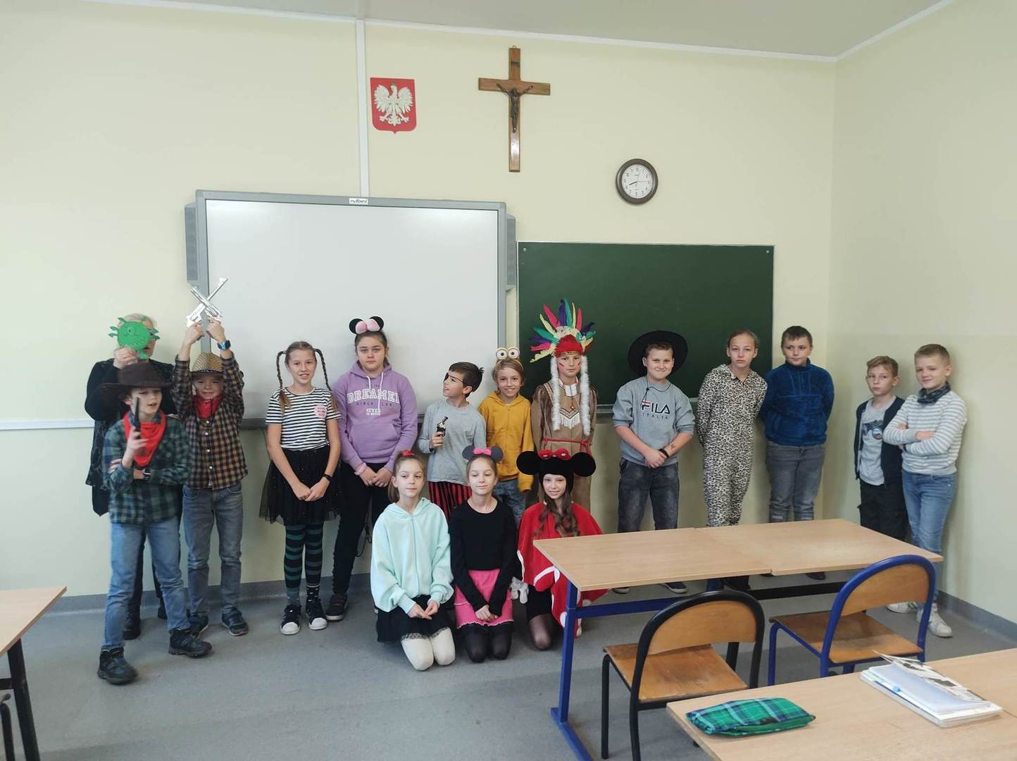 Alt="Zdjęcie przedstawia Dzień Bajek w szkole w Ciasnej."
