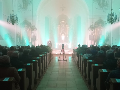 Alt="Zdjęcie przedstawia Koncert Kolęd 2023 w Kościele w Zborowskim."